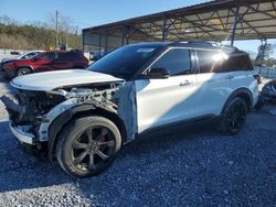 Salvage cars for sale at Cartersville, GA auction: 2020 Ford Explorer ST