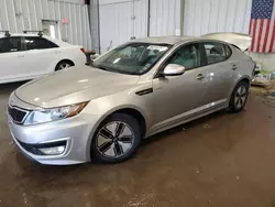 Salvage cars for sale at Franklin, WI auction: 2013 KIA Optima Hybrid