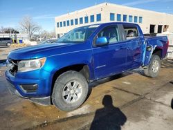 Chevrolet Colorado salvage cars for sale: 2019 Chevrolet Colorado