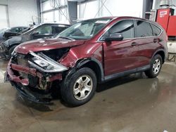 Salvage cars for sale at Ham Lake, MN auction: 2015 Honda CR-V LX