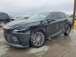 Salvage cars for sale at Grand Prairie, TX auction: 2024 Lexus RX 350 Base