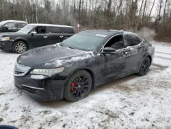 Acura Vehiculos salvage en venta: 2015 Acura TLX Tech