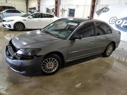 Salvage cars for sale from Copart Haslet, TX: 2005 Honda Civic LX