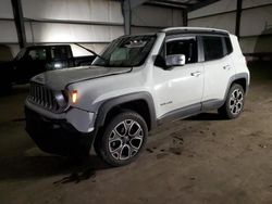 Jeep Renegade salvage cars for sale: 2015 Jeep Renegade Limited