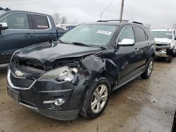 Salvage cars for sale at Pekin, IL auction: 2010 Chevrolet Equinox LTZ