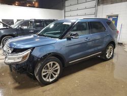 Salvage cars for sale from Copart Blaine, MN: 2018 Ford Explorer XLT