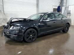 Salvage cars for sale at Ham Lake, MN auction: 2007 Audi A6 3.2 Quattro