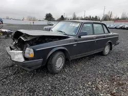 Salvage cars for sale at Portland, OR auction: 1989 Volvo 244 DL