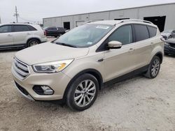 Salvage cars for sale at Jacksonville, FL auction: 2017 Ford Escape Titanium