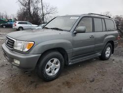 Toyota Land Cruiser Vehiculos salvage en venta: 2000 Toyota Land Cruiser