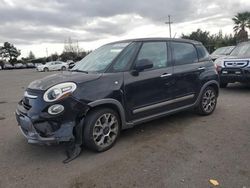 Salvage cars for sale at San Martin, CA auction: 2014 Fiat 500L Trekking