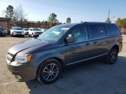 Salvage cars for sale at Gaston, SC auction: 2016 Dodge Grand Caravan SXT