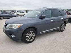 Salvage cars for sale at Houston, TX auction: 2013 Nissan Pathfinder S