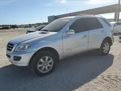 Flood-damaged cars for sale at auction: 2007 Mercedes-Benz ML 350