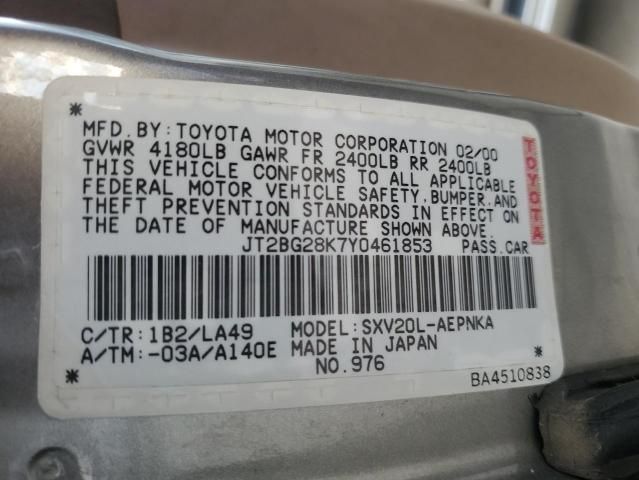 2000 Toyota Camry LE