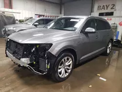 Salvage cars for sale at Elgin, IL auction: 2017 Audi Q7 Premium Plus