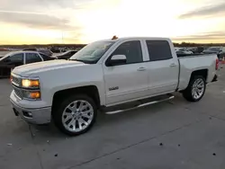 Salvage cars for sale at Grand Prairie, TX auction: 2015 Chevrolet Silverado C1500 LT