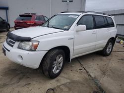 Salvage cars for sale at Windsor, NJ auction: 2007 Toyota Highlander Hybrid