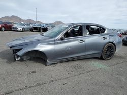 Salvage cars for sale at North Las Vegas, NV auction: 2020 Infiniti Q50 Pure