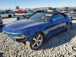 Chevrolet Camaro lt salvage cars for sale: 2016 Chevrolet Camaro LT