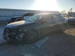 Salvage cars for sale at Kansas City, KS auction: 2016 Acura TLX Tech