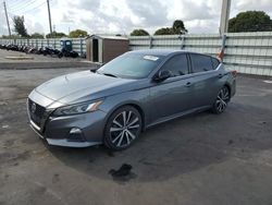 Nissan salvage cars for sale: 2019 Nissan Altima SR