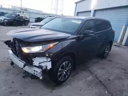 Salvage cars for sale at Chicago Heights, IL auction: 2024 Toyota Highlander LE