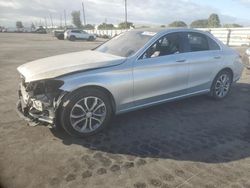 Salvage cars for sale from Copart Miami, FL: 2015 Mercedes-Benz C300