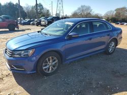 Salvage cars for sale at China Grove, NC auction: 2017 Volkswagen Passat S