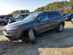 Salvage cars for sale at Seaford, DE auction: 2017 Jeep Cherokee Limited