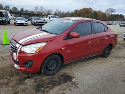 Mitsubishi Mirage salvage cars for sale: 2020 Mitsubishi Mirage G4 ES