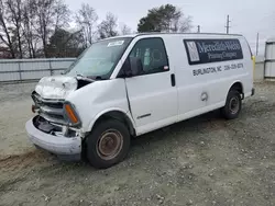 Salvage trucks for sale at Mebane, NC auction: 1996 Chevrolet G20