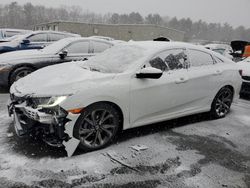 Salvage cars for sale at Exeter, RI auction: 2020 Honda Civic Sport