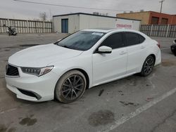 Salvage cars for sale at Anthony, TX auction: 2018 Acura TLX Tech