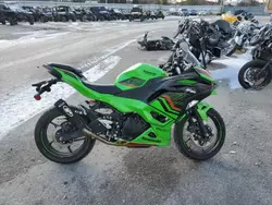 Salvage motorcycles for sale at Des Moines, IA auction: 2024 Kawasaki EX500 H