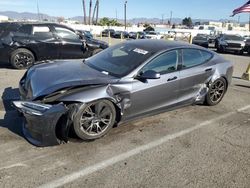 Salvage cars for sale at Van Nuys, CA auction: 2021 Tesla Model S