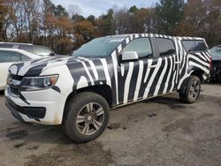 Chevrolet salvage cars for sale: 2017 Chevrolet Colorado