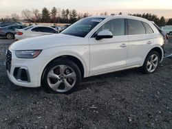 Salvage cars for sale from Copart Finksburg, MD: 2022 Audi Q5 Prestige 45