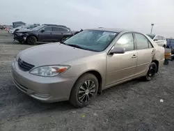 Salvage cars for sale at Antelope, CA auction: 2004 Toyota Camry LE