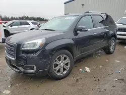 Salvage cars for sale at Franklin, WI auction: 2015 GMC Acadia SLT-1