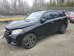 Salvage cars for sale at Waldorf, MD auction: 2016 Mercedes-Benz GLE 350 4matic