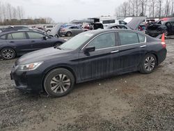 Salvage cars for sale from Copart Arlington, WA: 2015 Honda Accord LX