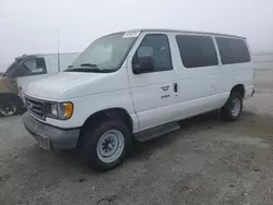 Salvage trucks for sale at Bakersfield, CA auction: 2003 Ford Econoline E350 Super Duty Wagon