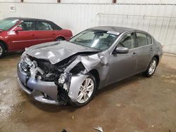 Salvage cars for sale at Lansing, MI auction: 2012 Infiniti G37