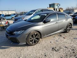 Salvage cars for sale at Haslet, TX auction: 2019 Honda Civic Sport