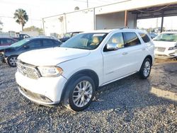 Salvage cars for sale at Riverview, FL auction: 2015 Dodge Durango Citadel