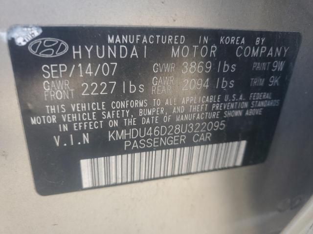 2008 Hyundai Elantra GLS