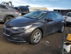 Salvage cars for sale at Brighton, CO auction: 2017 Chevrolet Cruze LT