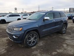 Salvage cars for sale from Copart Chicago Heights, IL: 2020 Jeep Grand Cherokee Overland