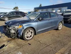 Salvage cars for sale at Woodhaven, MI auction: 2018 Ford Fusion SE